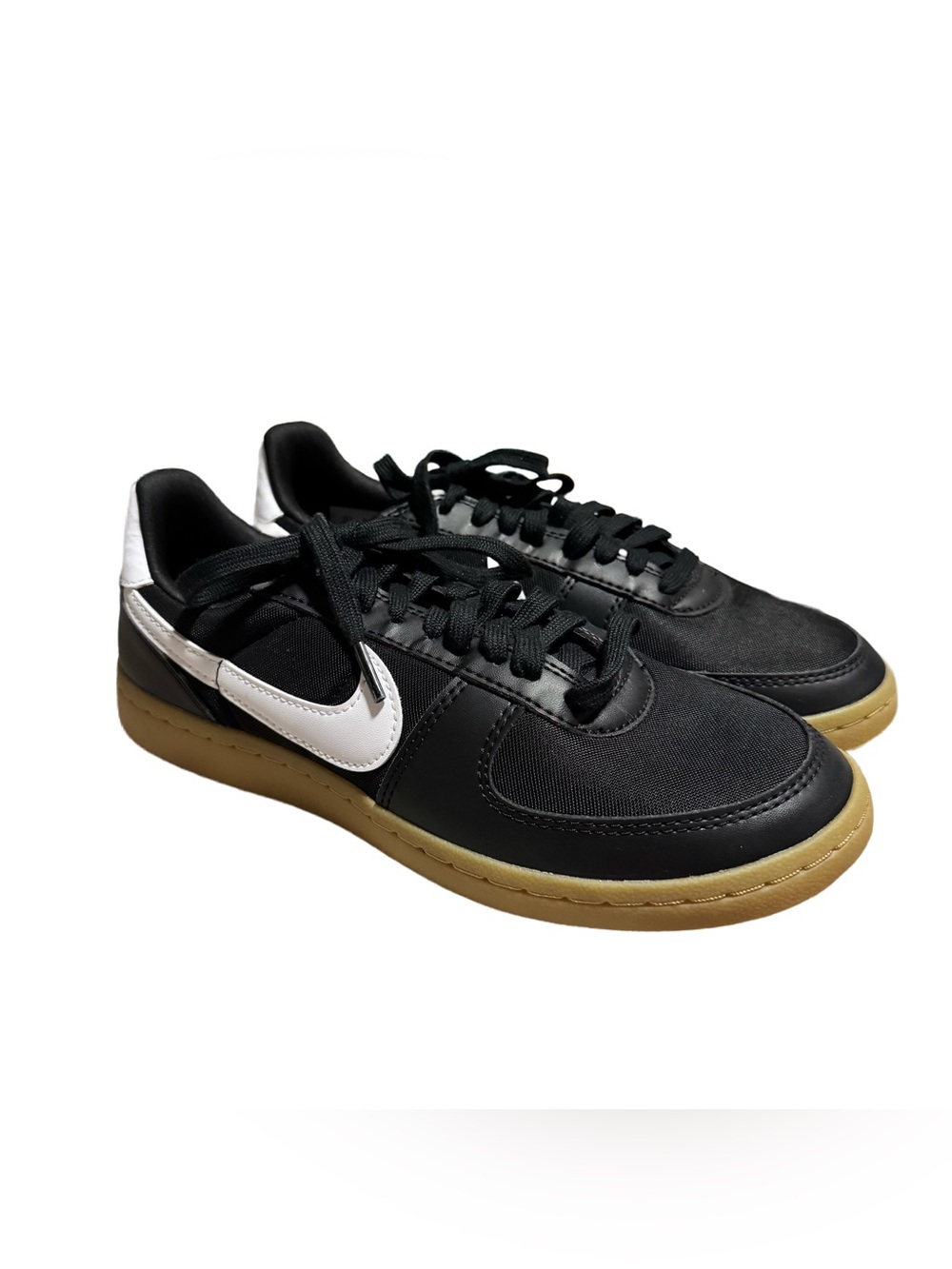 Nike Field General Womens Size 9.5 Black Leather Casual Sneaker FZ5593-002 NEW - Picture 2 of 7